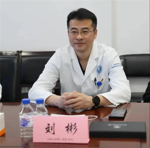 刘彬对蒋旭桐一行的到来表示了热烈的欢迎.